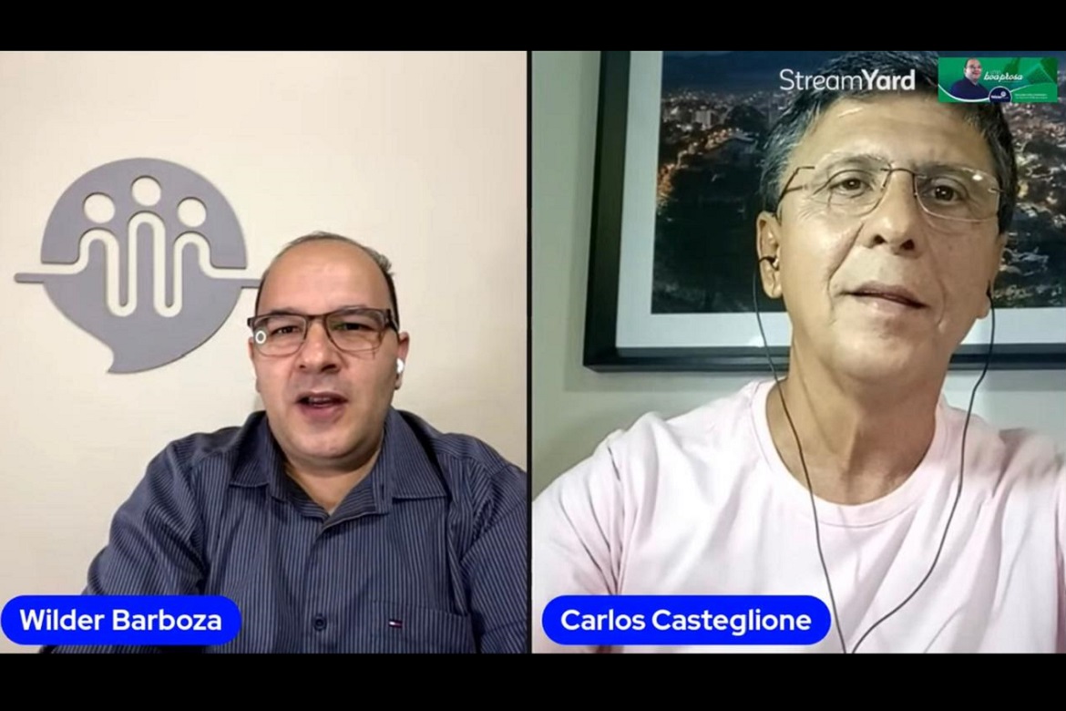  Carlos Casteglione foi o entrevistado do “Boa Prosa” dessa semana