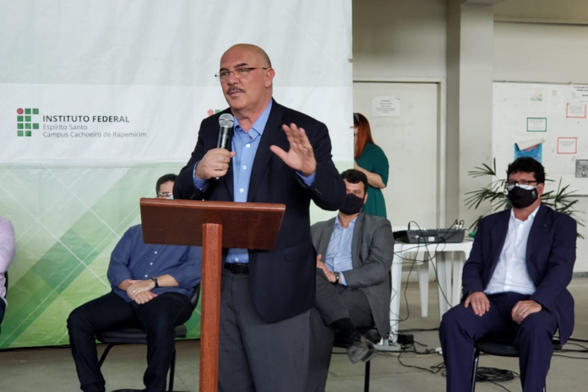  Ministro da Educação Milton Ribeiro visita Campus do Ifes em Cachoeiro