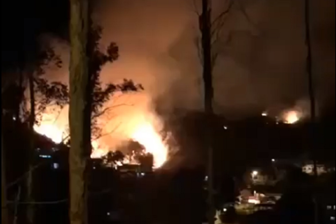  Incêndio atinge vegetação em Cachoeiro