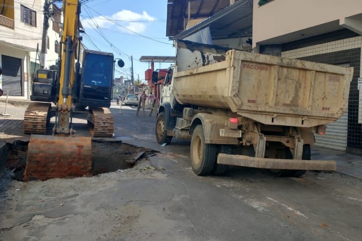  Rua no bairro Basileia é interditada para obras