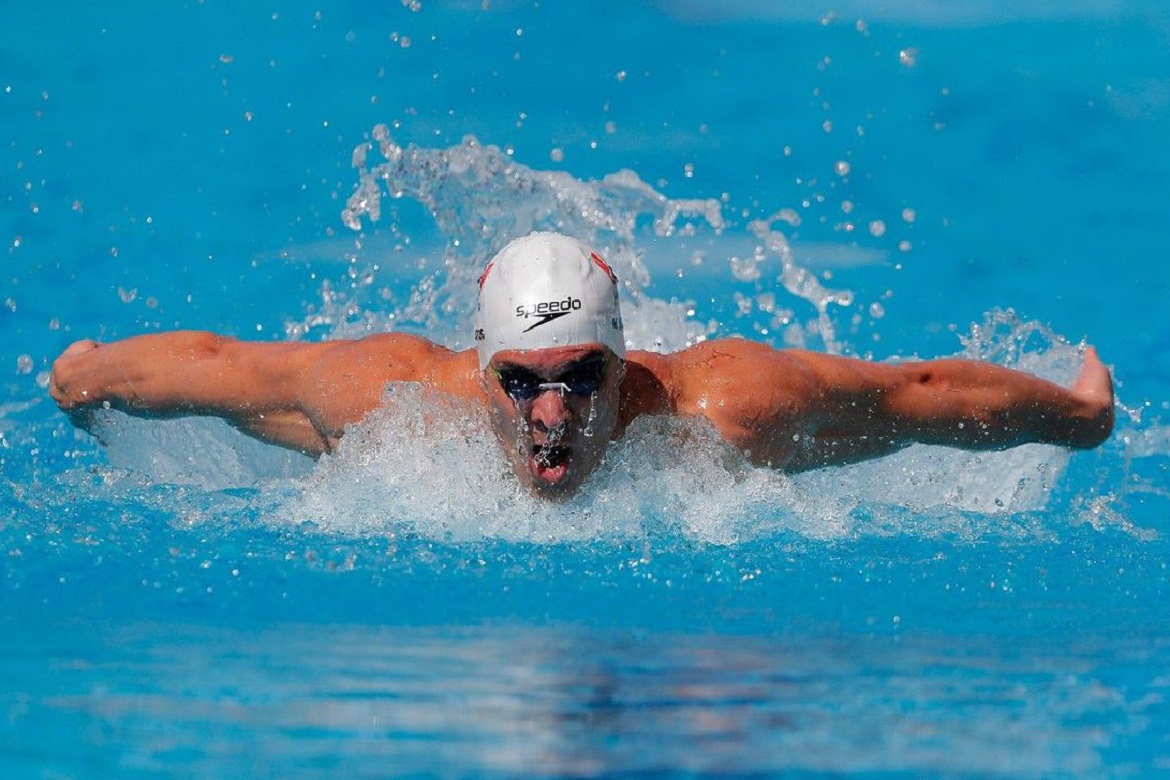  Brasileiro Nicholas Santos se torna tricampeão mundial nos 50 m borboleta