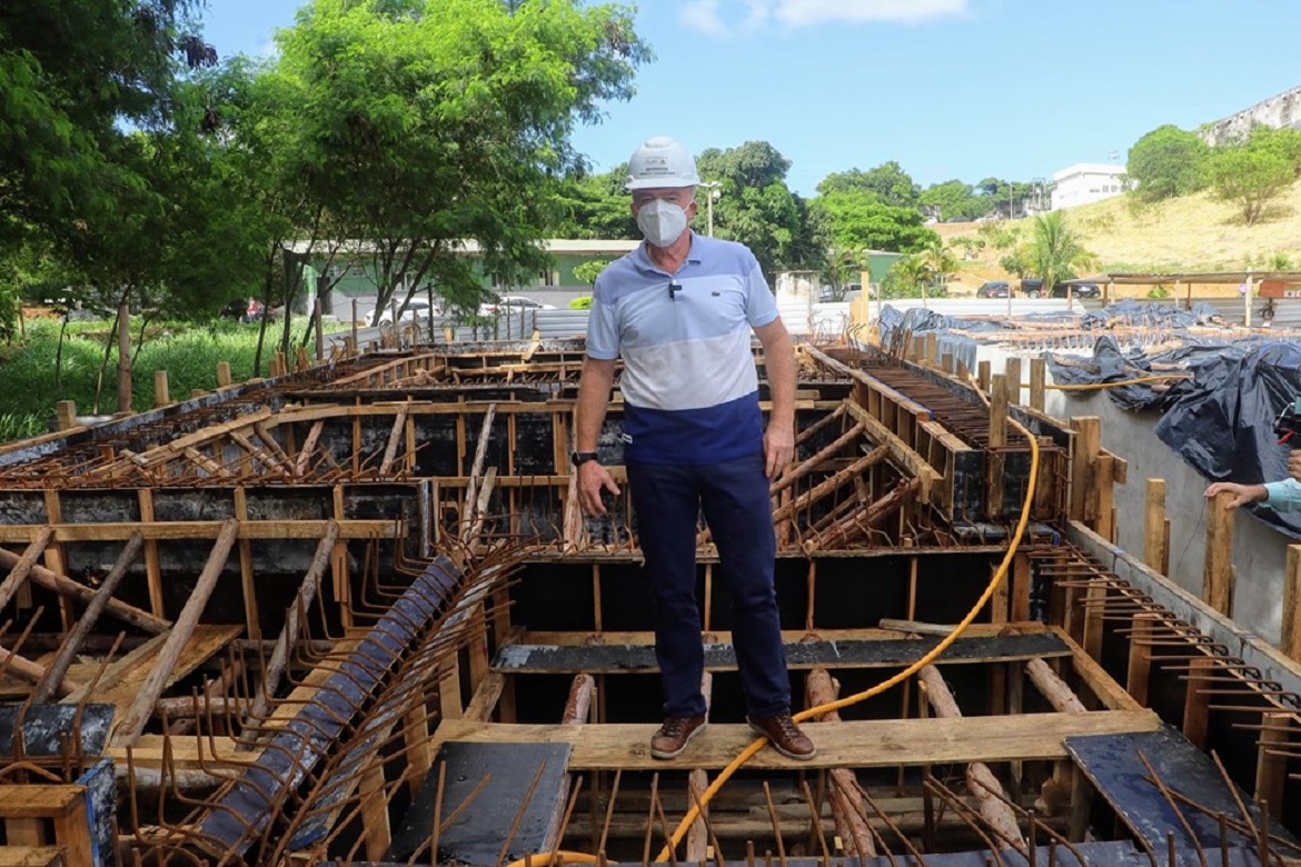  Sistema Aquaviário: Começa a concretagem dos píeres em Vila Velha