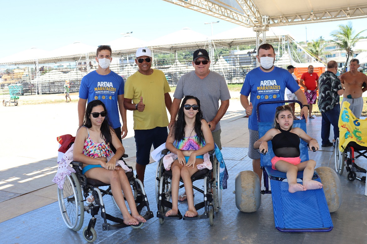  Programa Praia para Todos faz sucesso em Marataízes