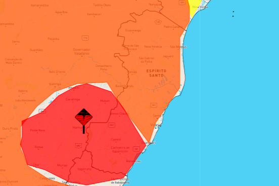  Inmet emite alerta de grande perigo para o estado