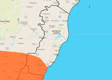  INMET emite alerta de perigo para essa segunda-feira