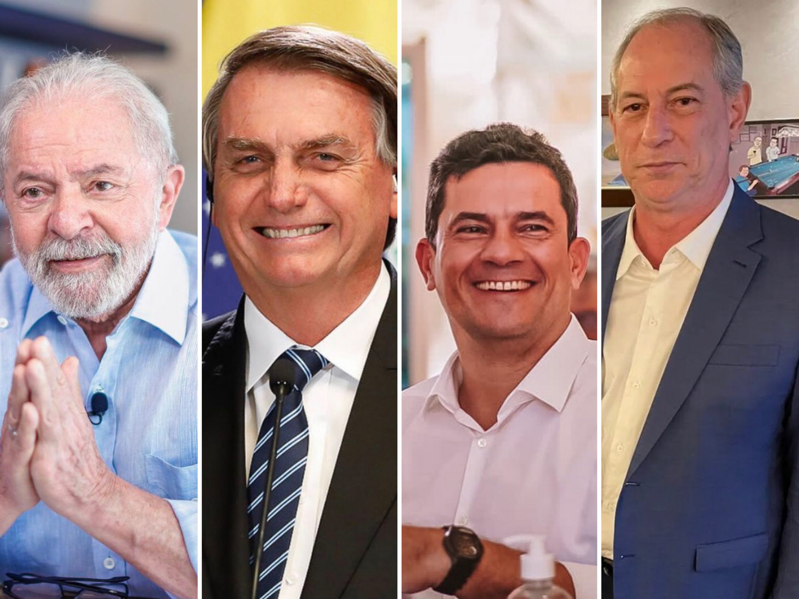  Pesquisa Ipespe: Lula 43%, Bolsonaro 26%, Moro 8% e Ciro 7%