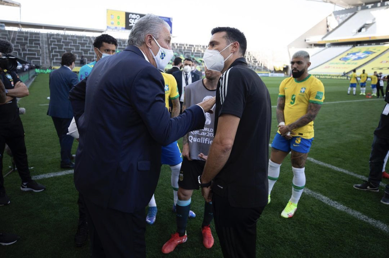  Fifa determina que duelo Brasil x Argentina ocorra em novo local