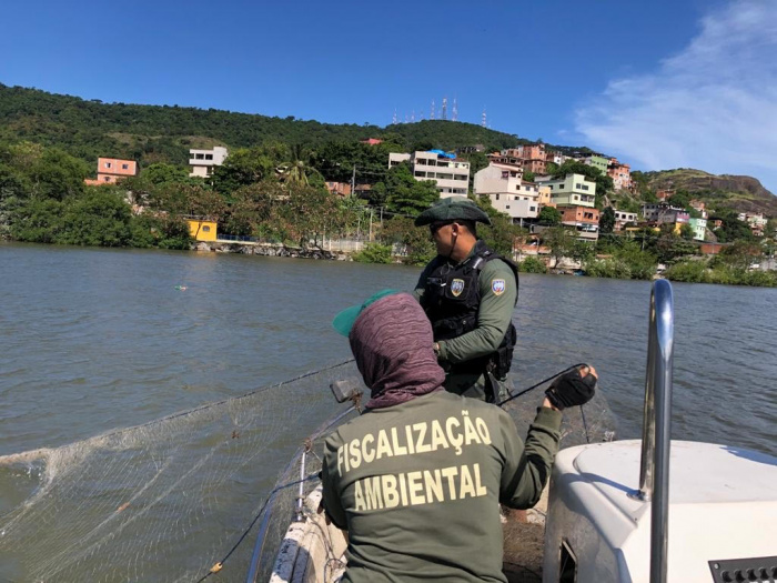  Fiscalização ambiental apreende mais duas redes ilegais