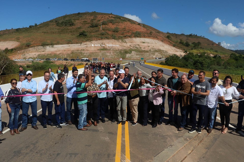  Governador inaugura pavimentação da Rodovia ES-181 entre Alegre e São José do Calçado