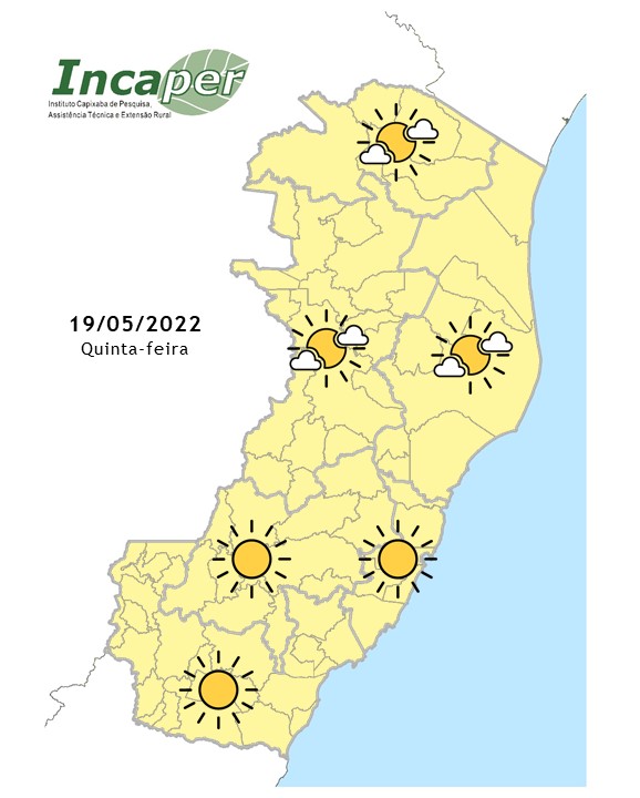  Queda de temperaturas nessa quinta (19) após a chegada de uma massa de ar polar