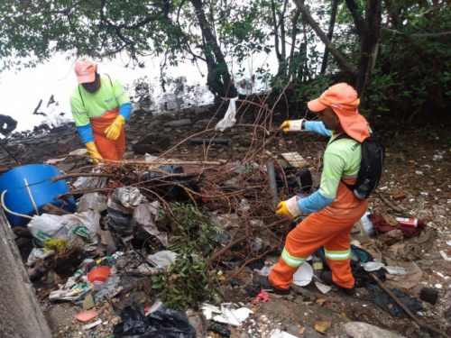  Mutirão de limpeza: 42,52 toneladas de lixo foram recolhidas em dois dias