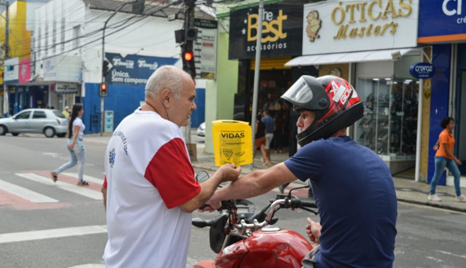  Em Cachoeiro: Maio Amarelo promove simulação de resgate de motociclista vítima de acidente