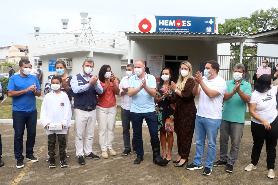  Governo do Estado inaugura nova unidade do Hemoes Serra