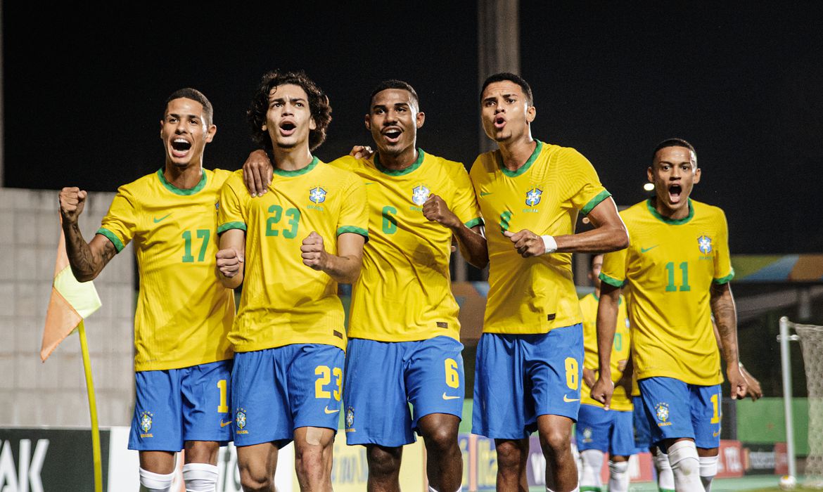  No Kléber Andrade: Brasil estreia com goleada no Torneio Internacional Sub-20