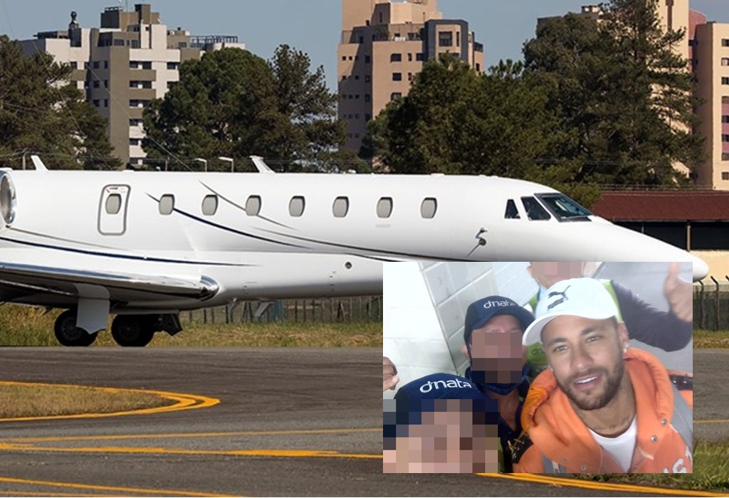  Avião de Neymar faz pouso de emergência durante viagem de volta ao Brasil