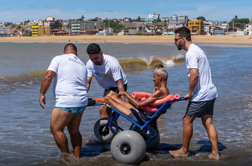  Projeto “Marataízes + inclusão” abre atividades do verão na Praia Central de Marataízes