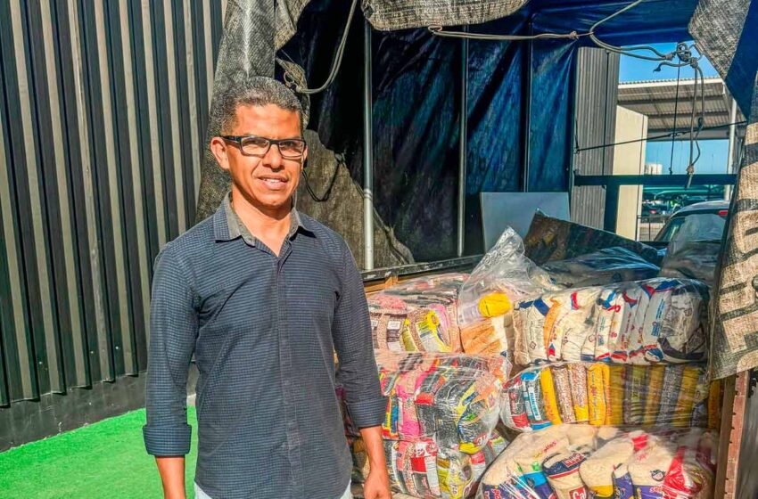  Ingresso Solidário: Espaço Patrick Ribeiro doa mais de 500 quilos de alimentos