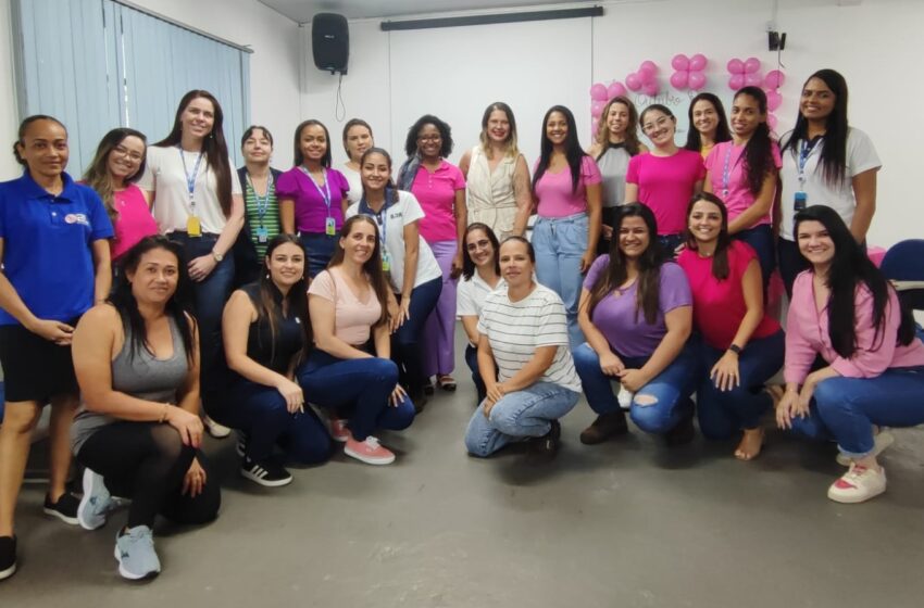  BRK em Cachoeiro promove roda de conversa  com funcionárias sobre Outubro Rosa