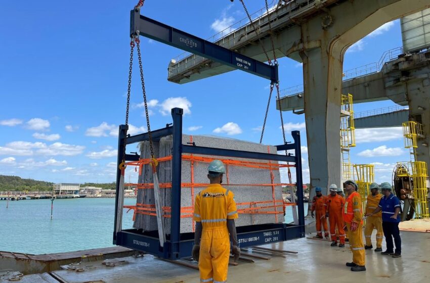  Granito brasileiro chega aos EUA em 21 dias com nova estrutura de transporte