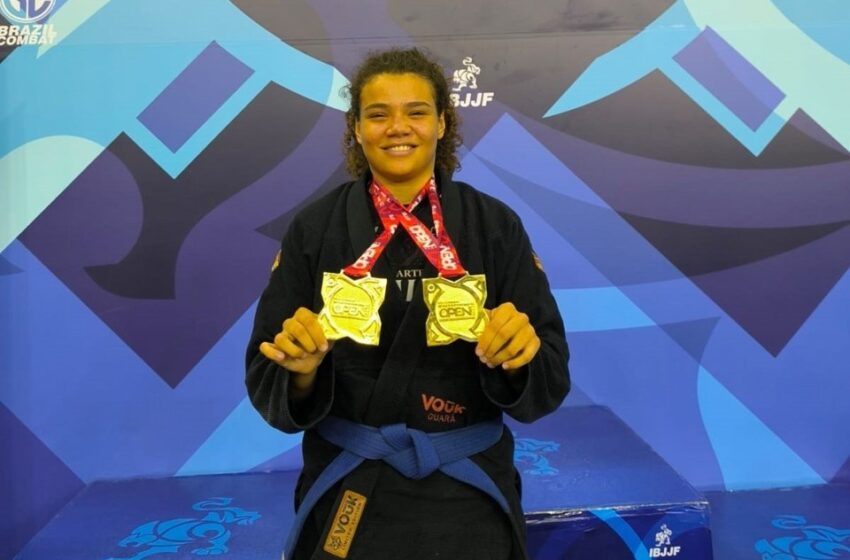  Lutadora capixaba é campeã de torneio internacional de jiu-jitsu no Rio de Janeiro