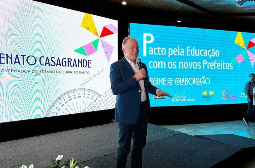  Governador apresenta o Pacto pela Educação aos prefeitos eleitos para o mandato 2025-2028